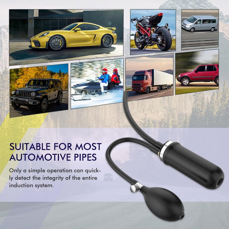 CMTOOL Universal Bladder Adapter Automotive Smoke Machine Inflatable Bladder, EVAP Smoke Machine Leak Tester Adaptor, Intake Exhaust Leak Detector Tool - Image 5